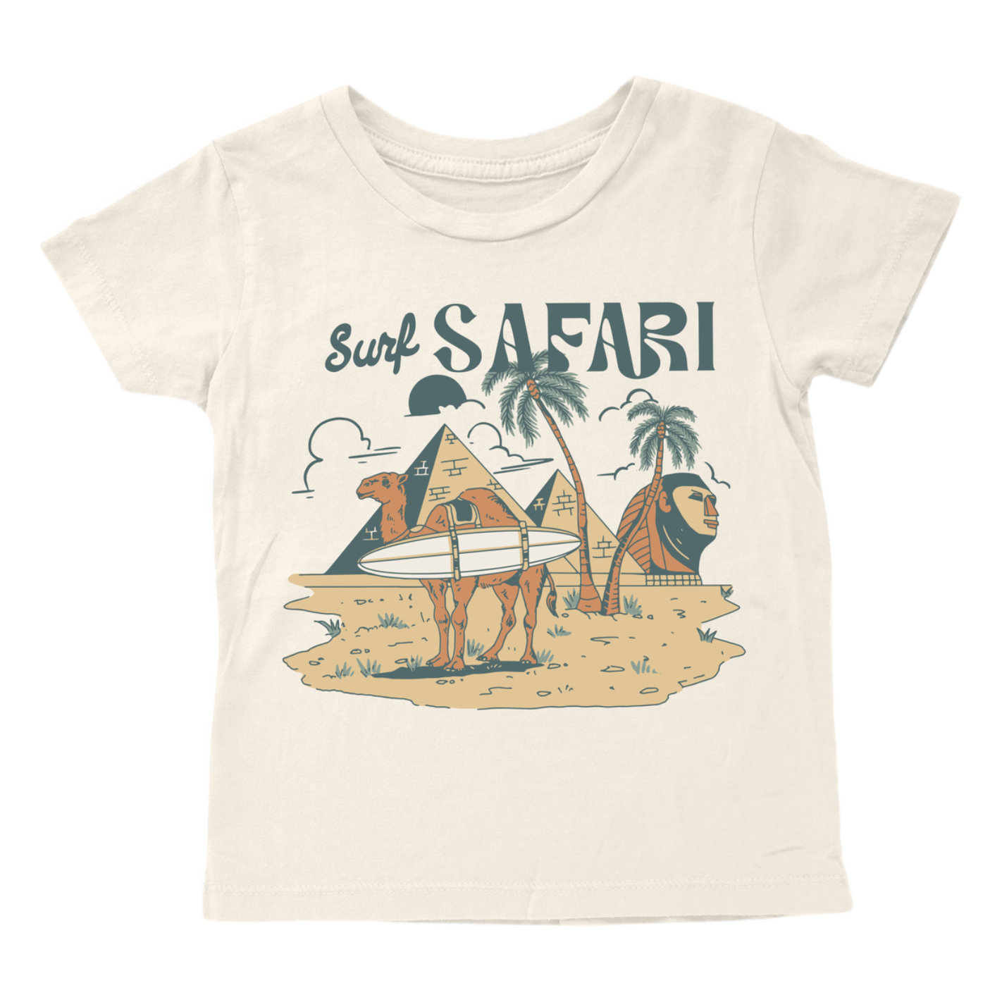 surf safari s/s tee | natural