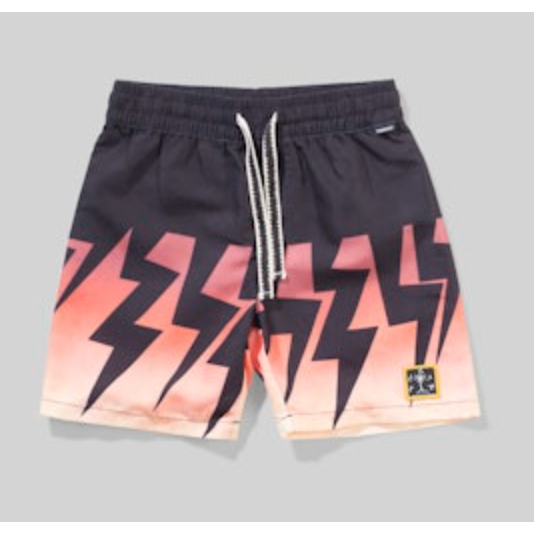 lightning bshort | black/peach