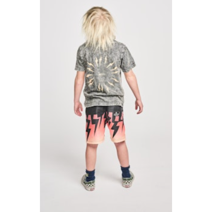 lightning bshort | black/peach