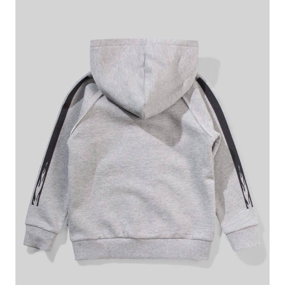 mundas zip hoody | grey marle