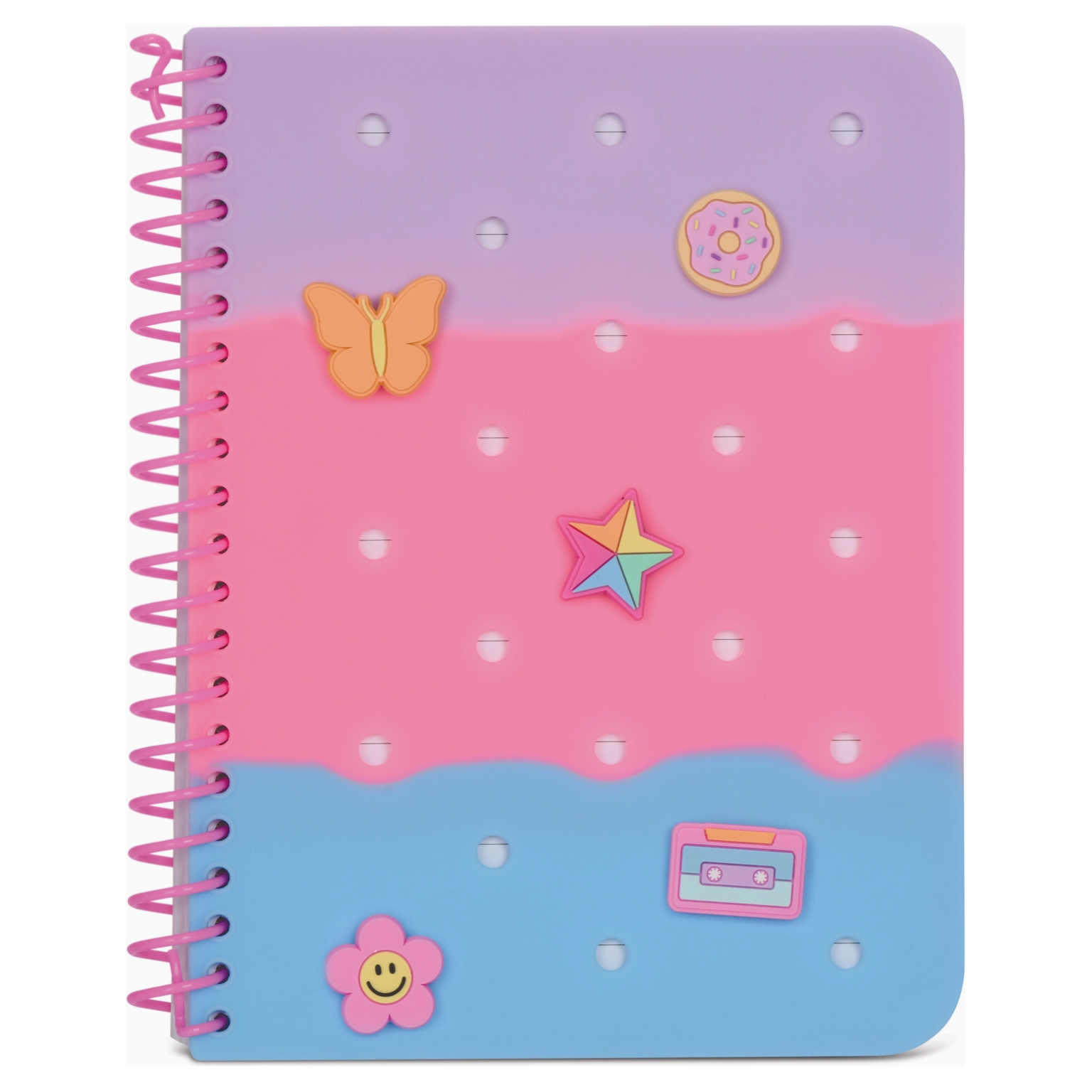 tie dye charm journal
