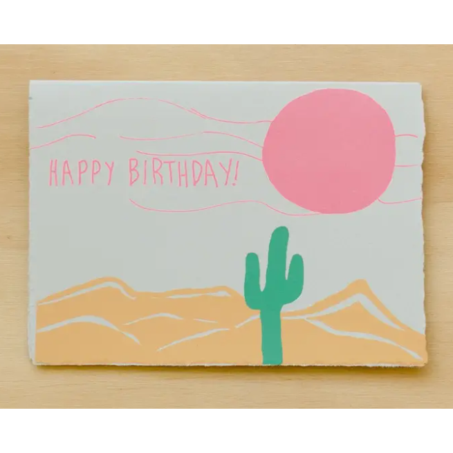 happy desert birthday greeting card