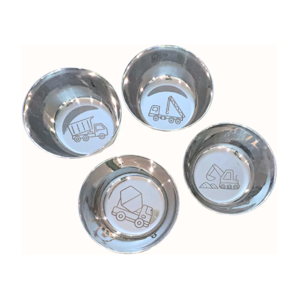 stainless steel small bowl set (4) | trucks