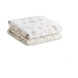 baby swaddle blanket | floral pattern and art board