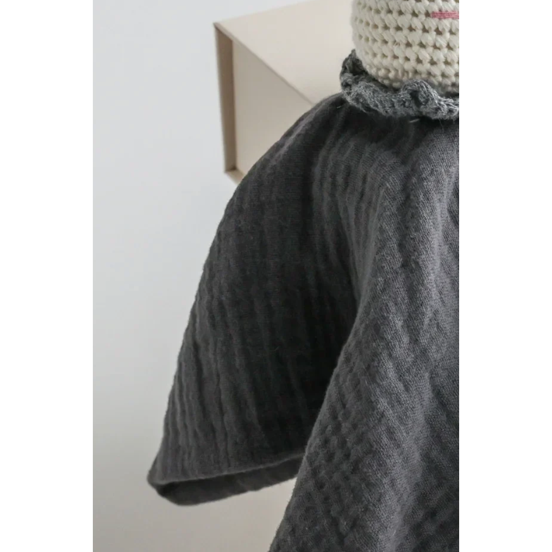 snuggly soft baby comforter toy | dark blue