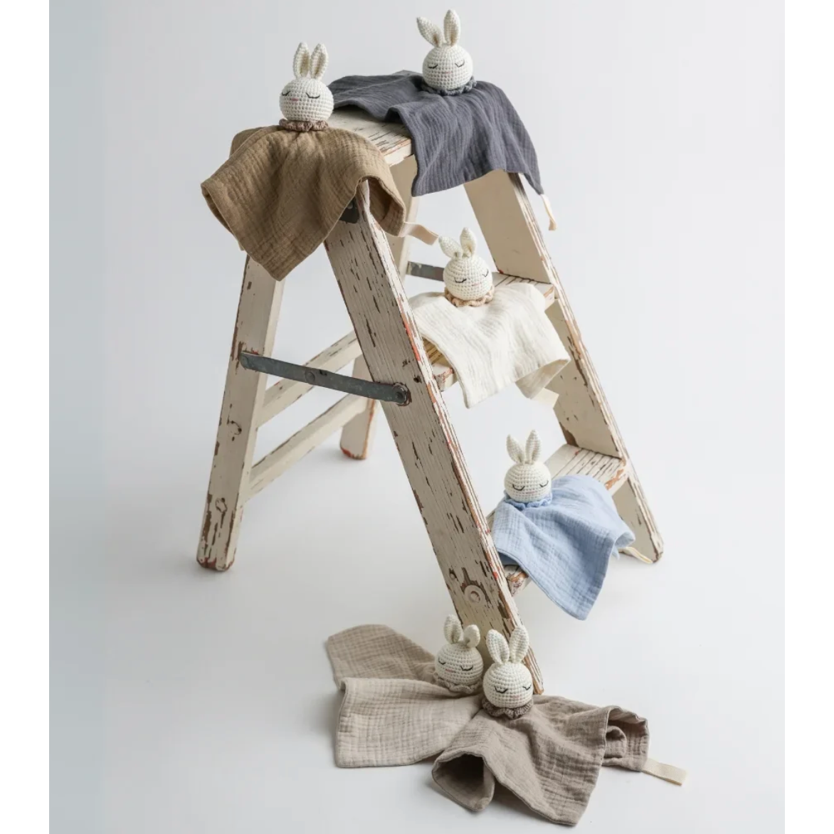 snuggly soft baby comforter toy | khaki