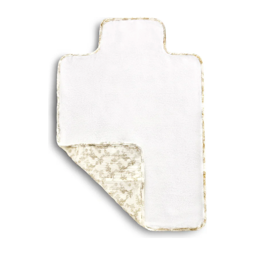 soft & secure baby changing pad | floral nude