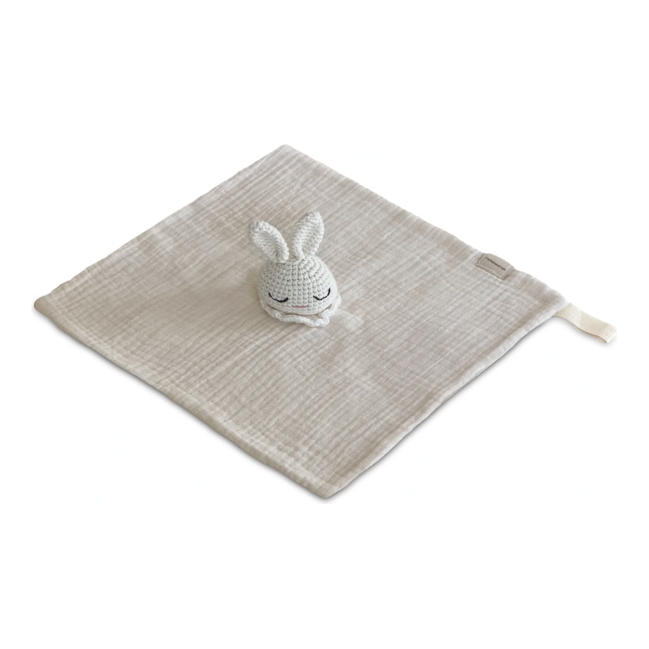 snuggly soft baby comforter toy | beige