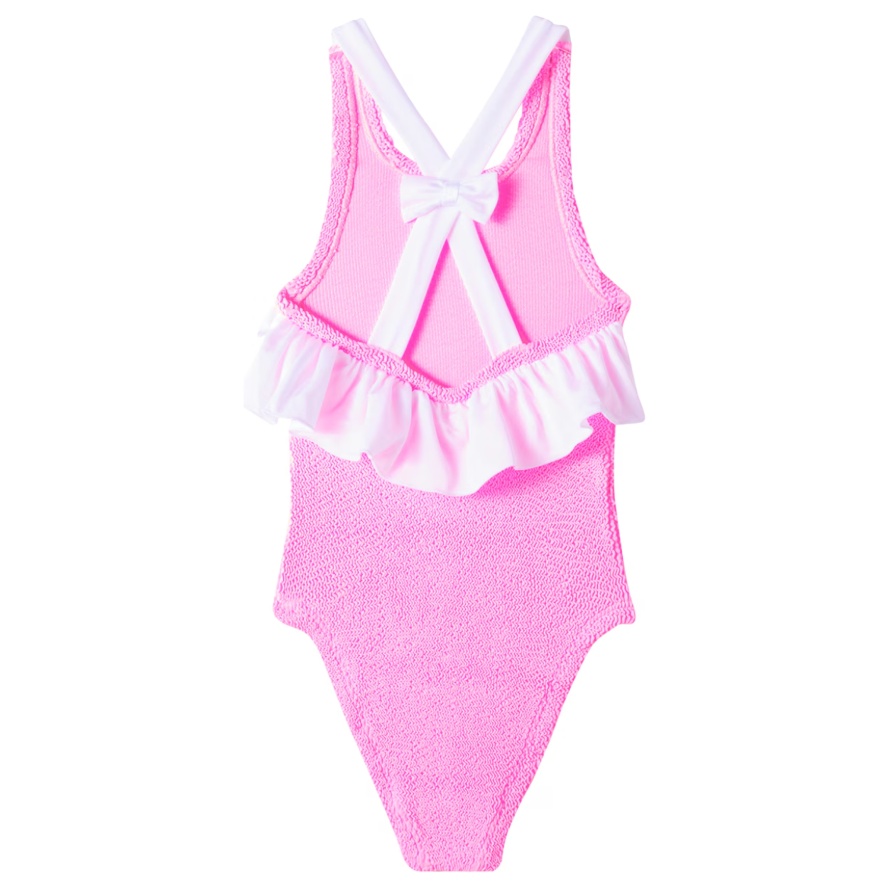 baby lara crinkle swimsuit | bubblegum