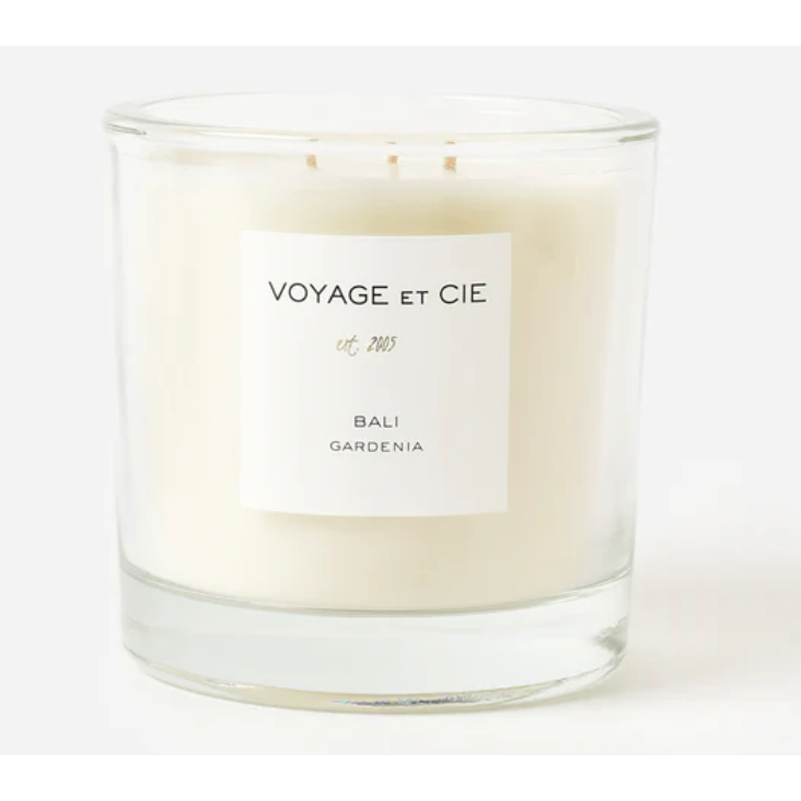 bali gardenia scent signature candle