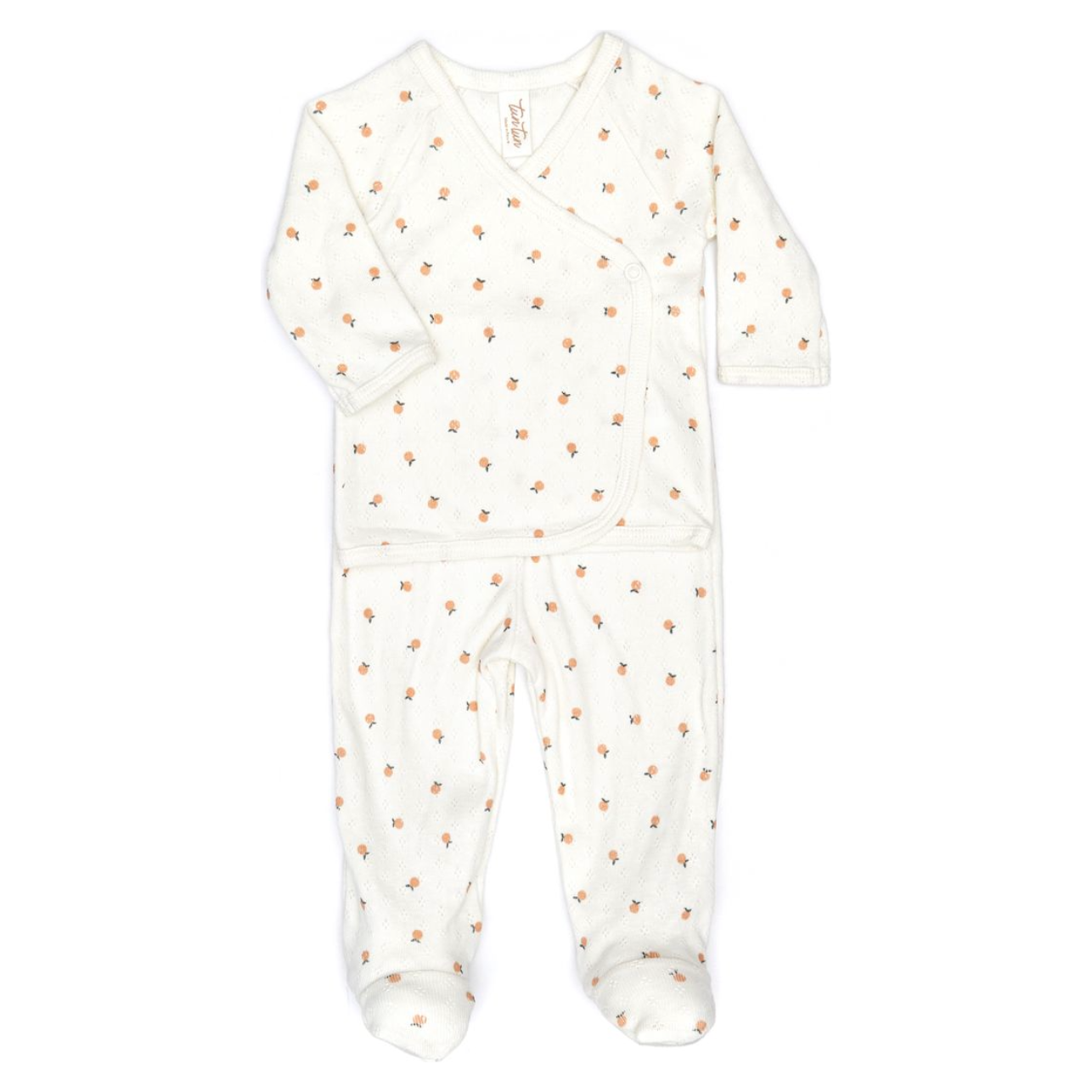 pointelle kimono set | natural little oranges