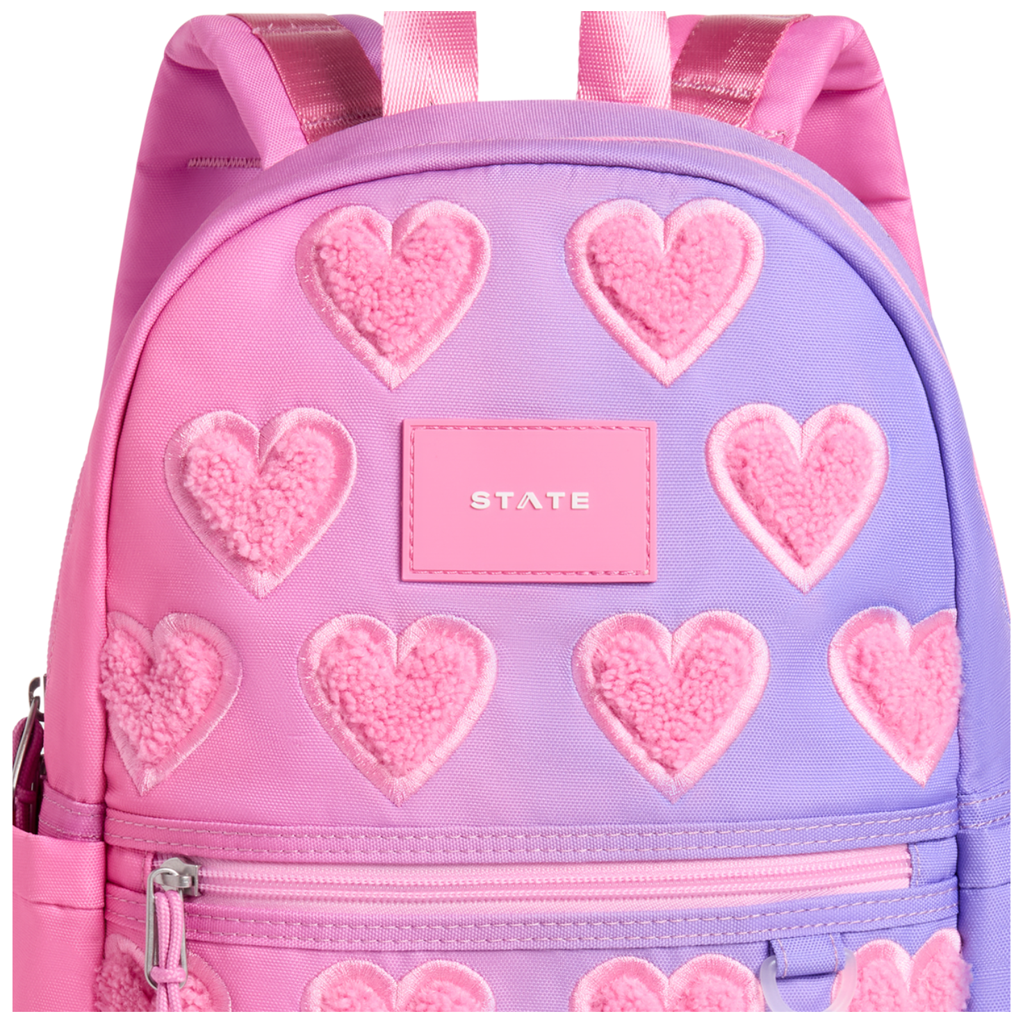 kane kids mini backpack | ombre fuzzy hearts PREORDER