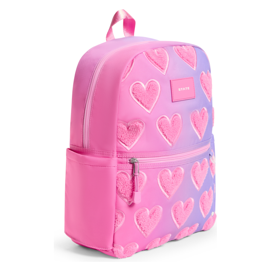 kane kids backpack | ombre fuzzy hearts PREORDER
