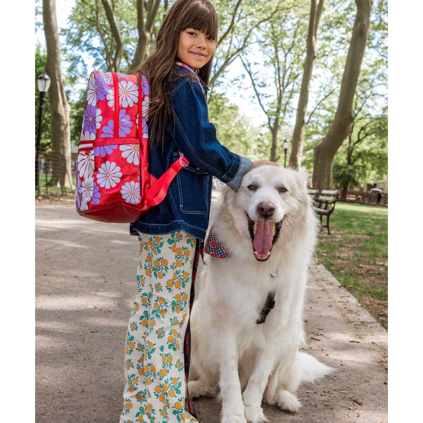 kane kids double pocket backpack | ruby daisies PREORDER