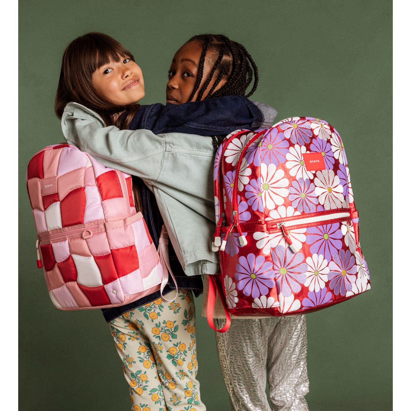 kane kids double pocket backpack | ruby daisies
