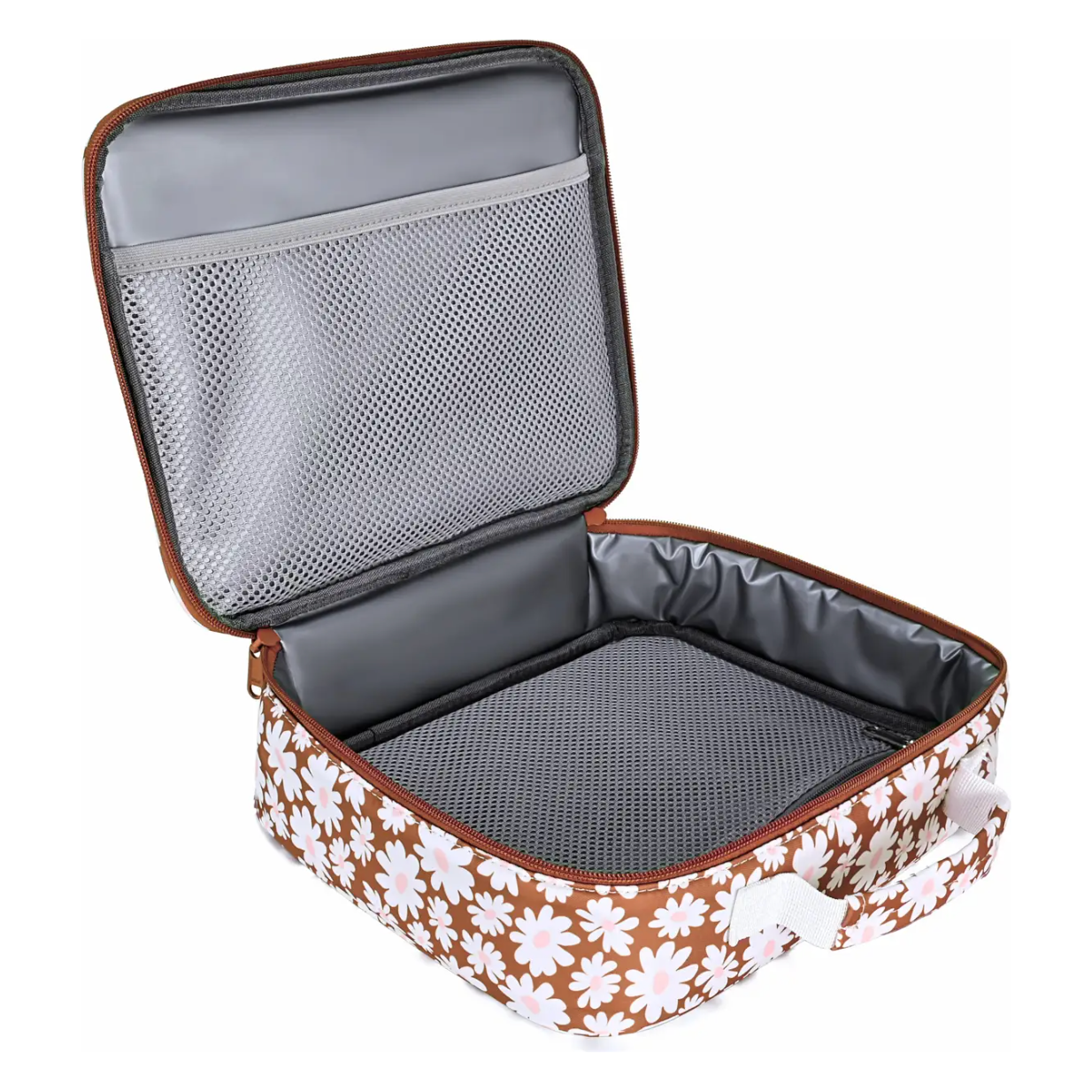 bloom tan junior insulated lunch bag