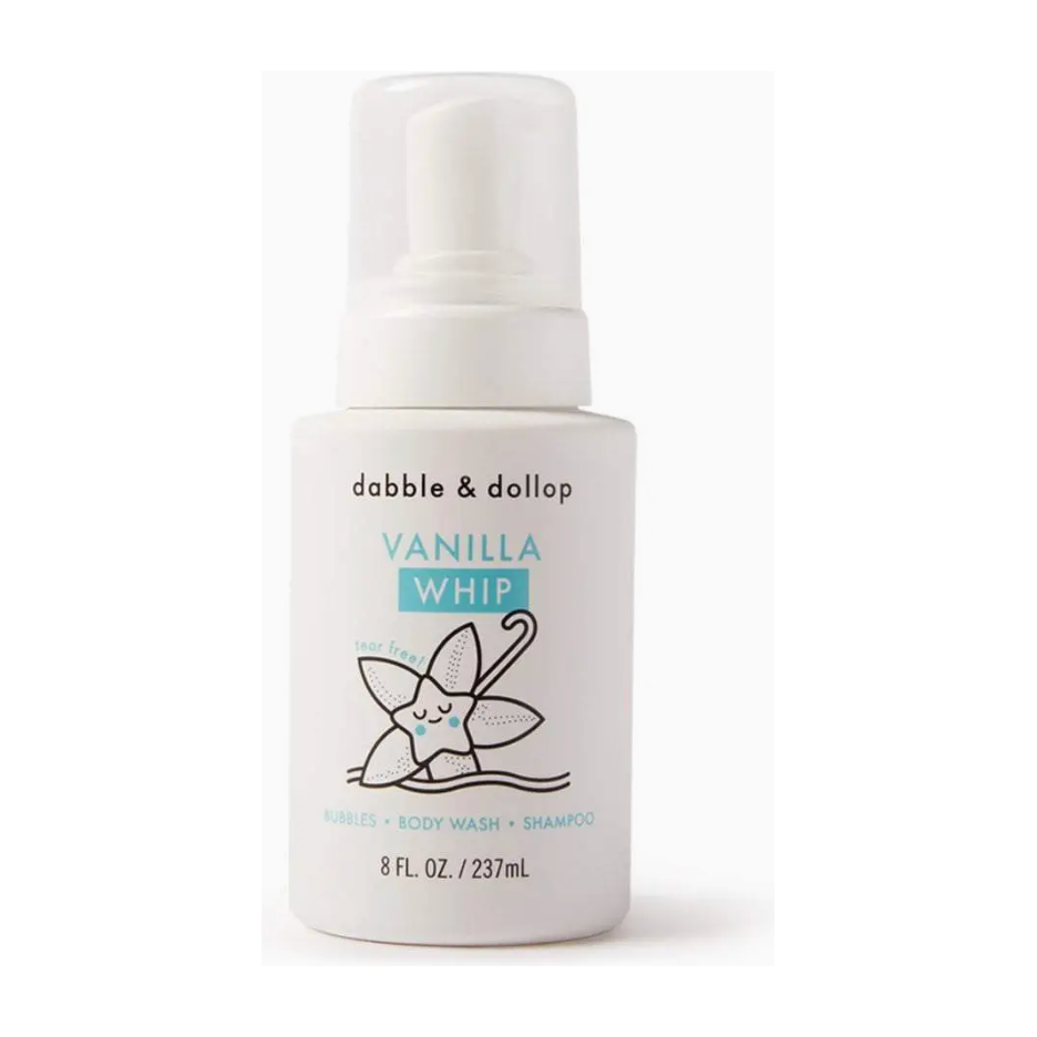 all-natural vanilla foaming shampoo & body whip