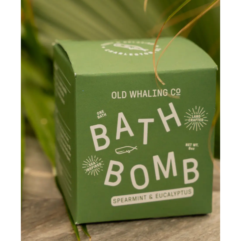 spearmint & eucalyptus bath bomb