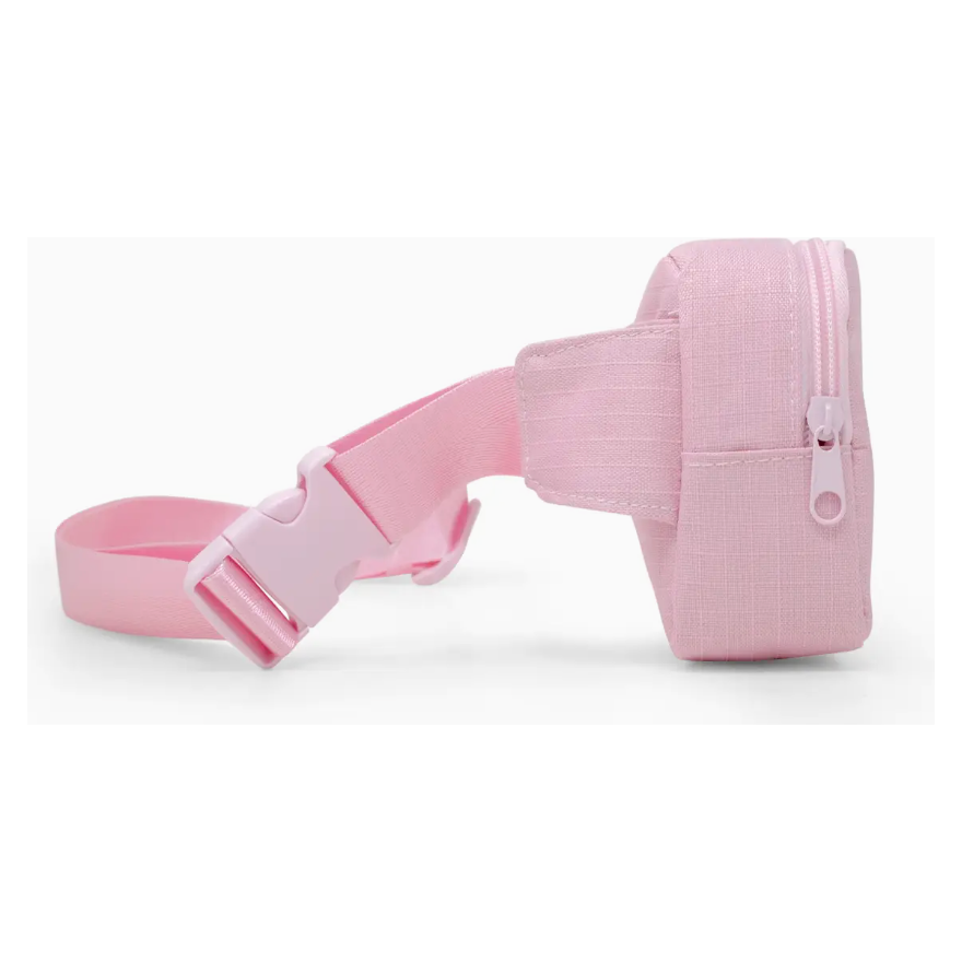 sequin heart sling crossbody | pink