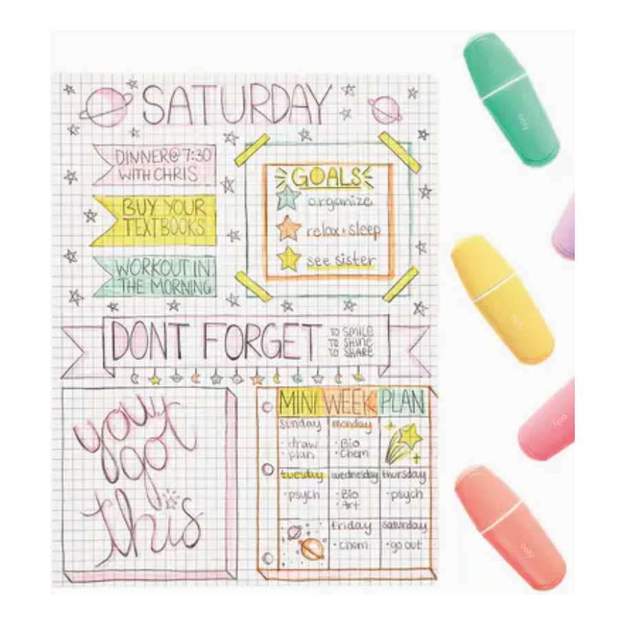 le bonbon patisserie pastel highlighters