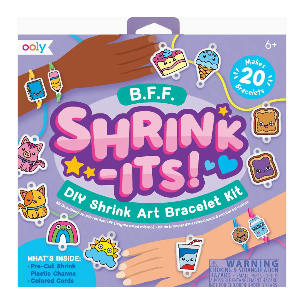 shrink-its! d.i.y. shrink art bracelets kit - B.F.F.