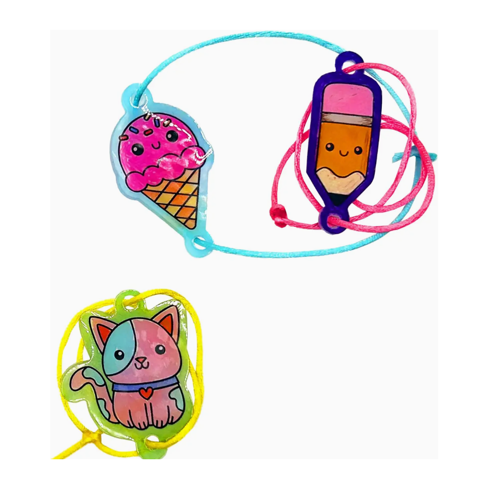 shrink-its! d.i.y. shrink art bracelets kit - B.F.F.