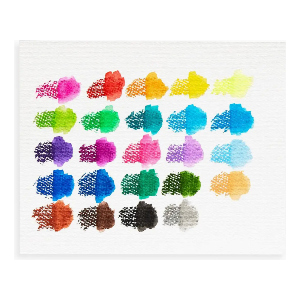 smooth stix watercolor gel crayons | set of 24 colors