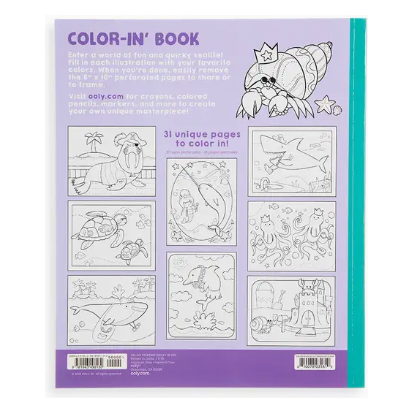 color-in book in outrageous ocean