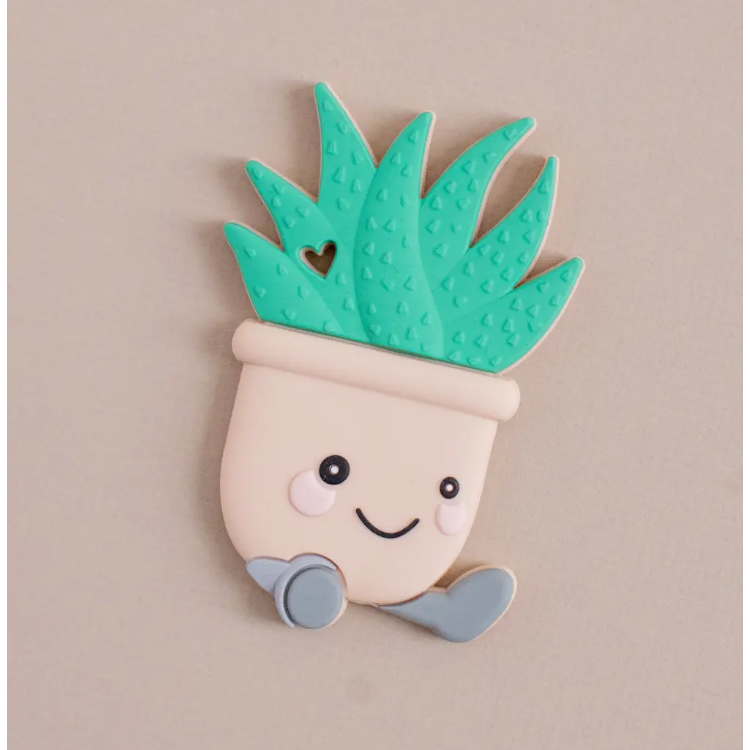 succulent silicone teether