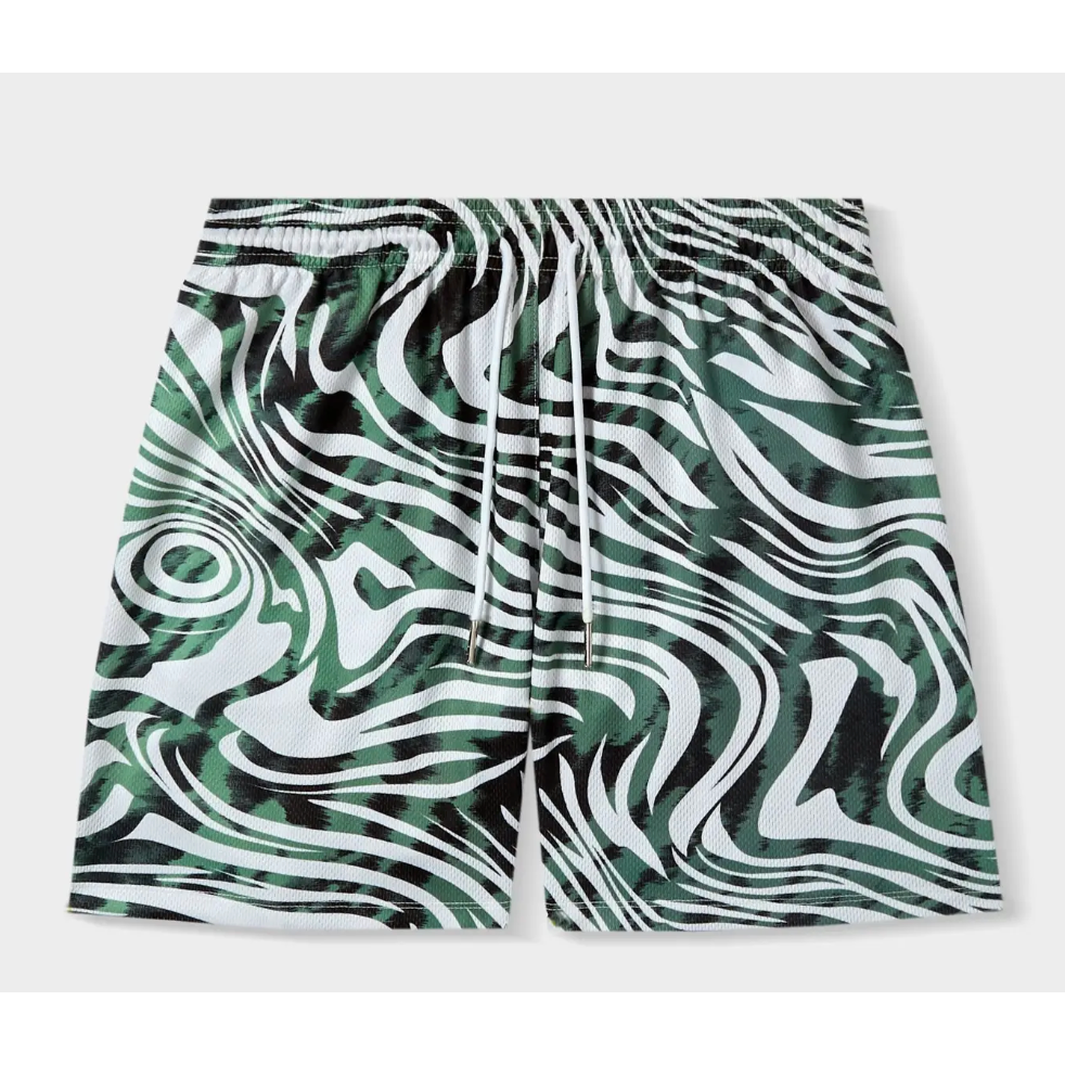 camo swirl shorts