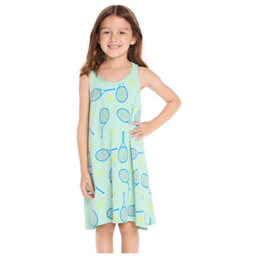 jersey tank dress | all over tennis