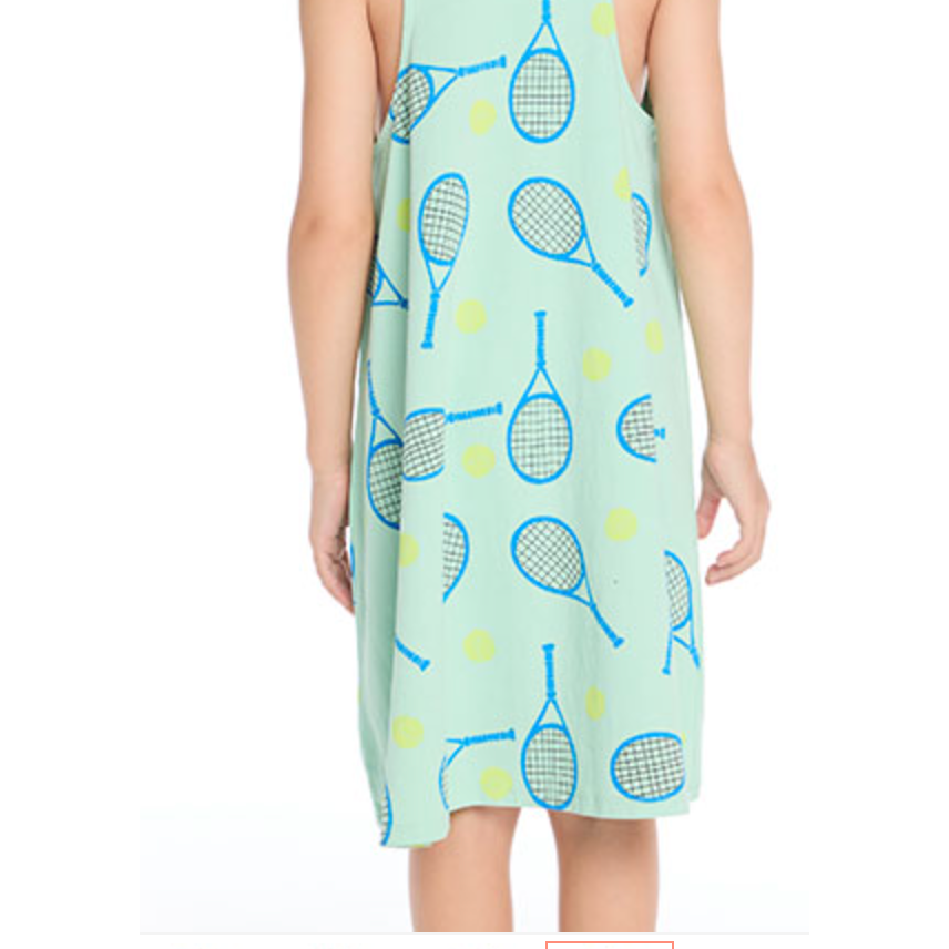 jersey tank dress | all over tennis