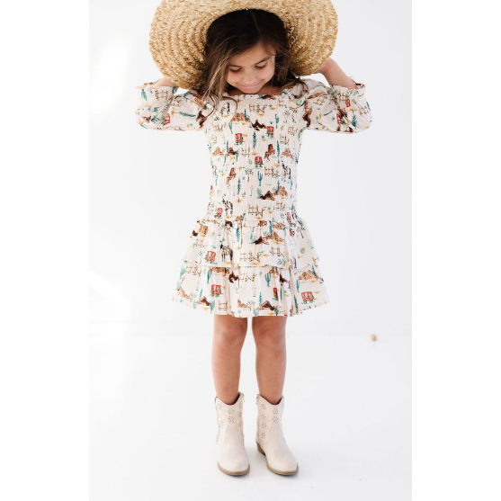 western mirrorball dress