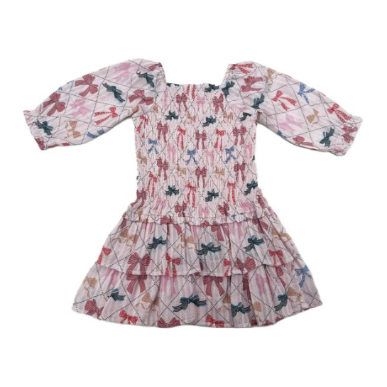 bows mirrorball dress