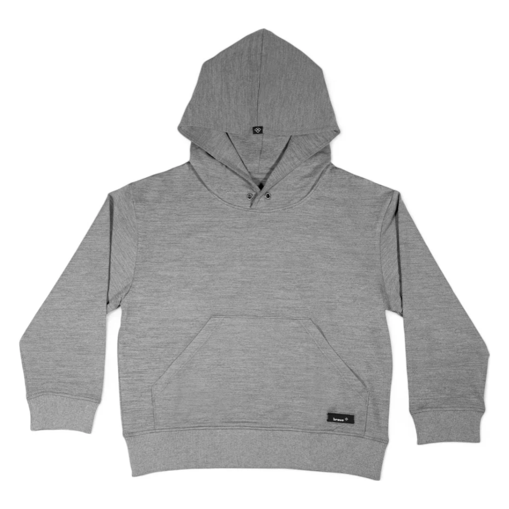 shaker hoodie || charcoal