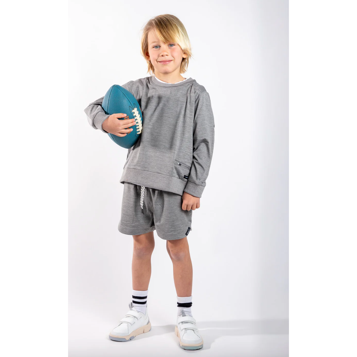 shaker shorts || charcoal