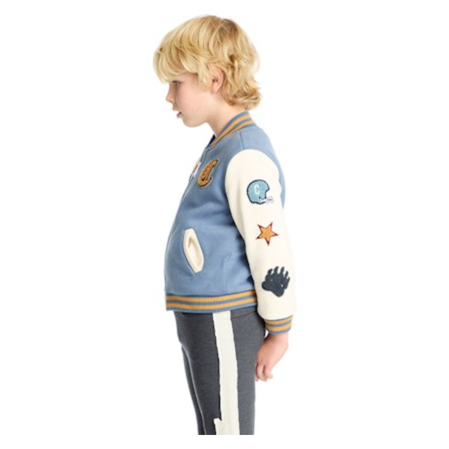 allan bomber jacket | blue