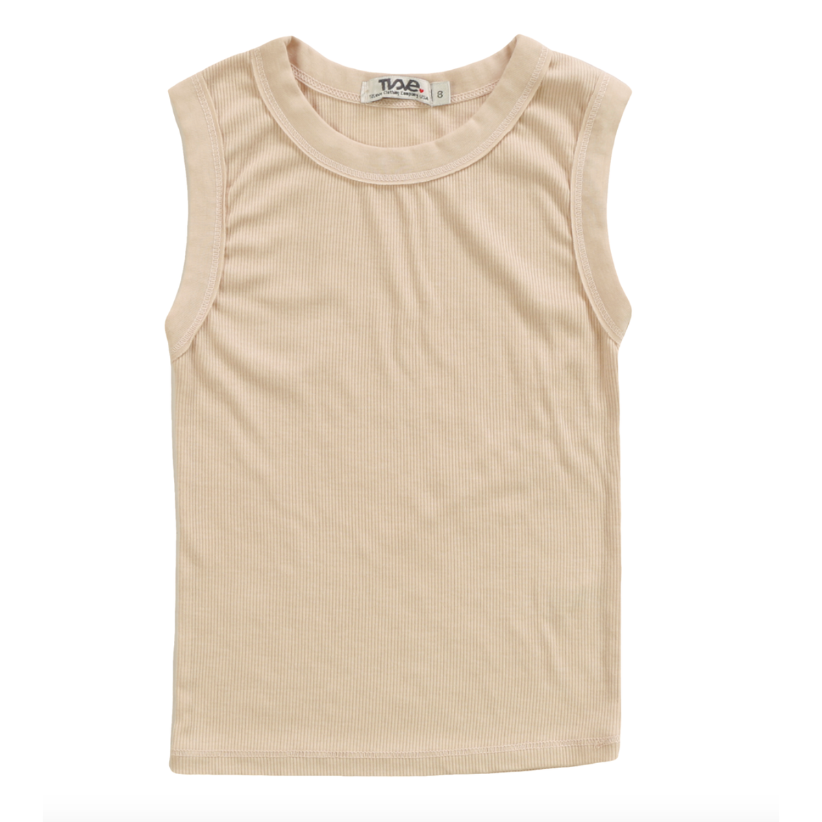 fitted muscle tank | off-white