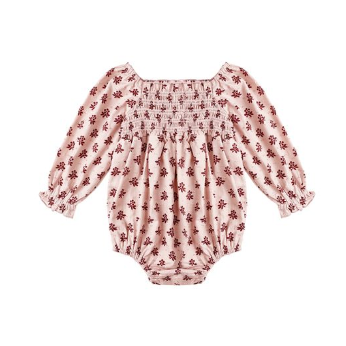 adelaide romper | blush fleur