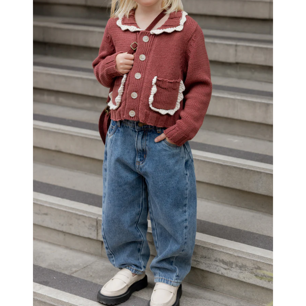 barrel pant | indigo denim