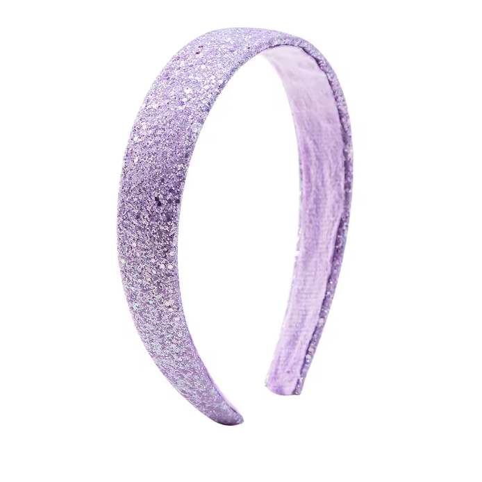 glitter headband | purple