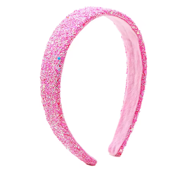 glitter headband | pink