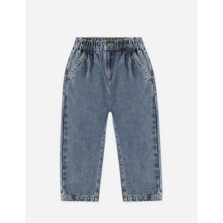 baggy pant || indigo denim