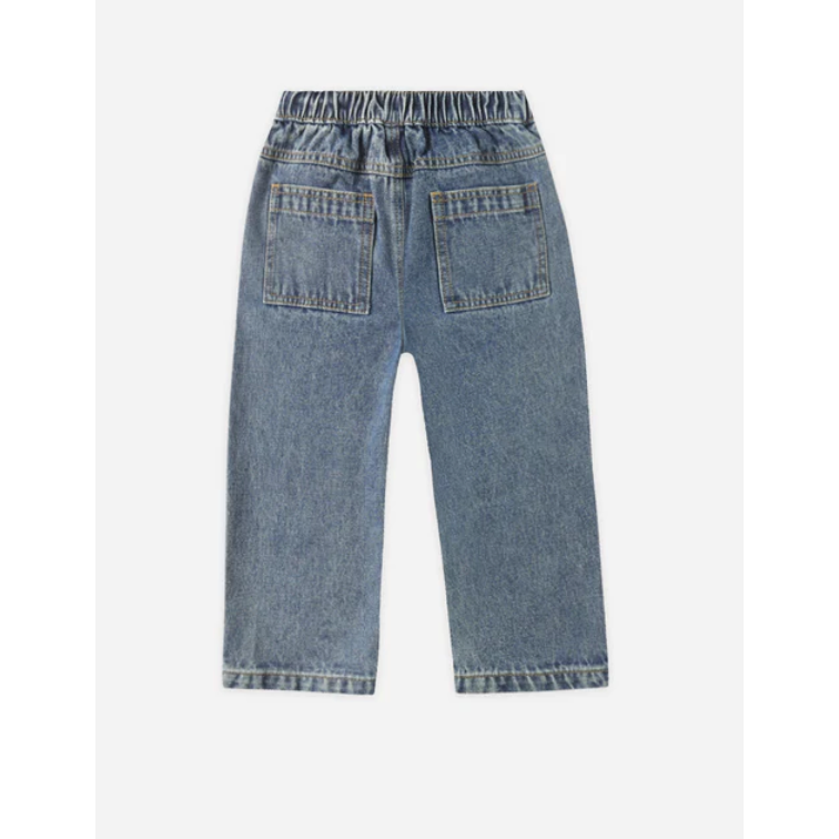 baggy pant || indigo denim