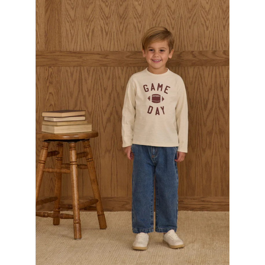 baggy pant || indigo denim