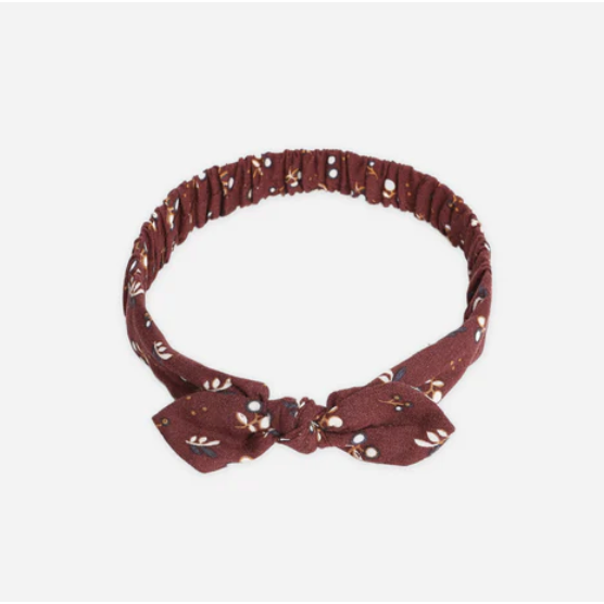 baby bow headband | harvest berry