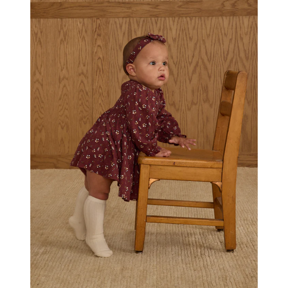 baby bow headband | harvest berry