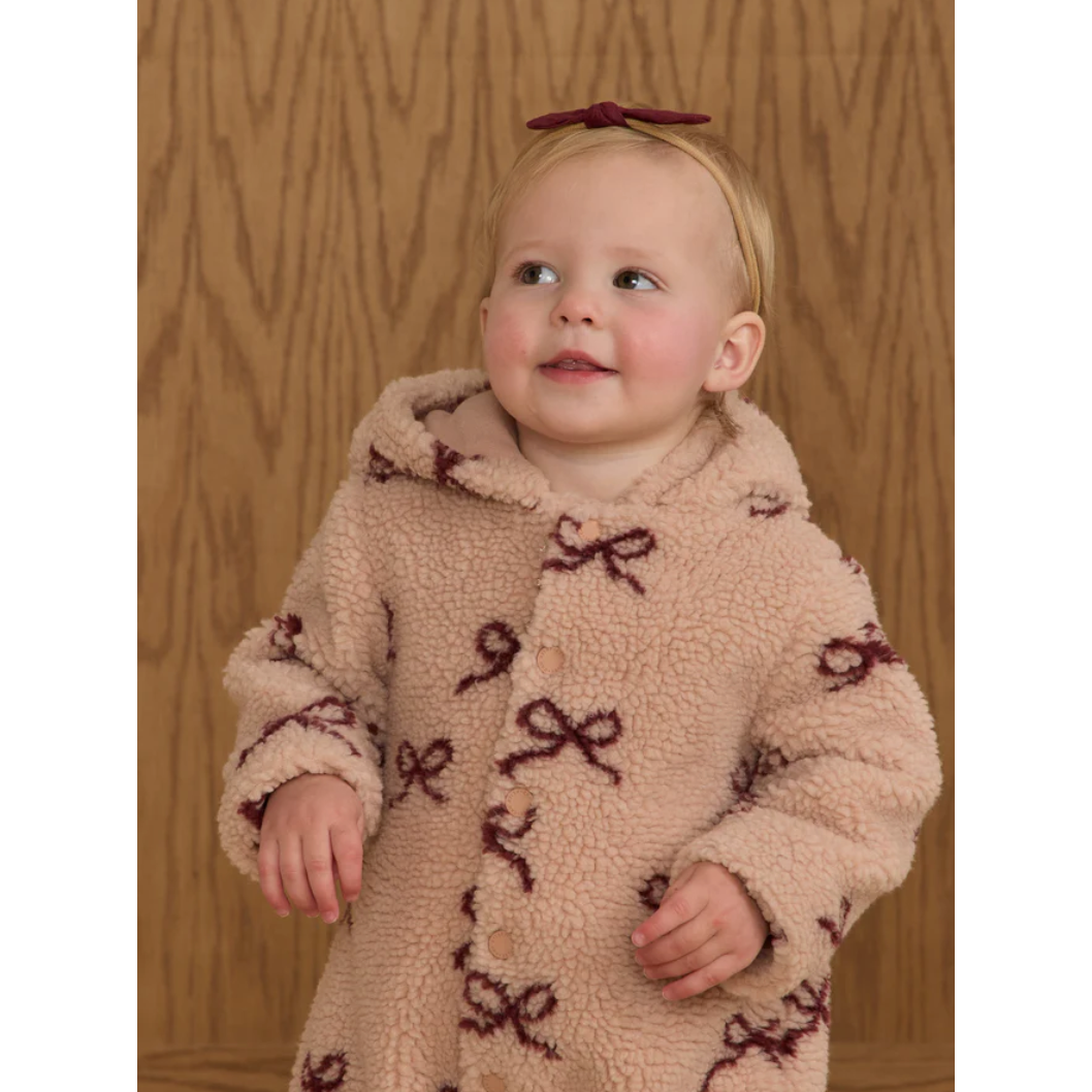 little knot headband | burgandy