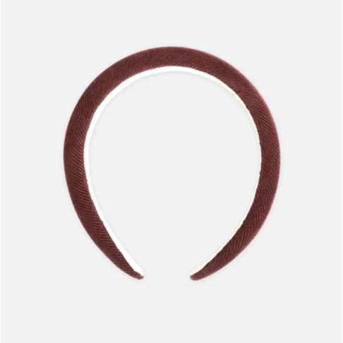 padded headband | burgandy