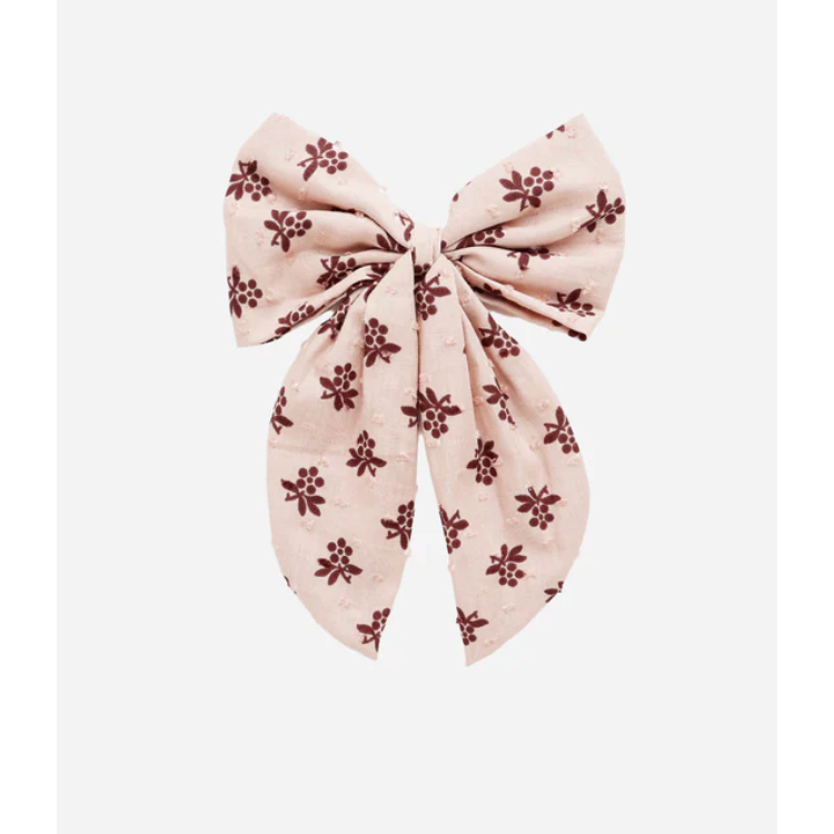 oversized bow | blush fleur